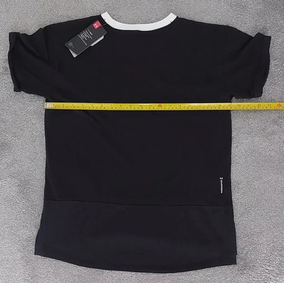 Under Armour Womens Charged Cotton T-Shirt Tee Size Small Colour Black - Picture 5 of 8